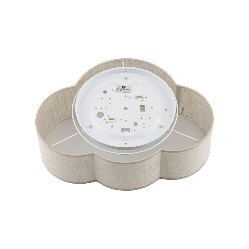 Brilagi - Dečije plafonsko svetlo NIMBUS MINI LINEN 2xE27/15W/230V 31x43 cm bež