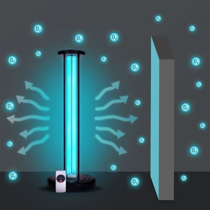 Brilagi - Dezinfekciona germicidna lampa UVC/100W/230V + daljinski upravljač