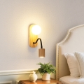 BRILAGI - Drvena zidna lampa MODERN WOOD 1xG9/5W/230V + 1xGU10/8W