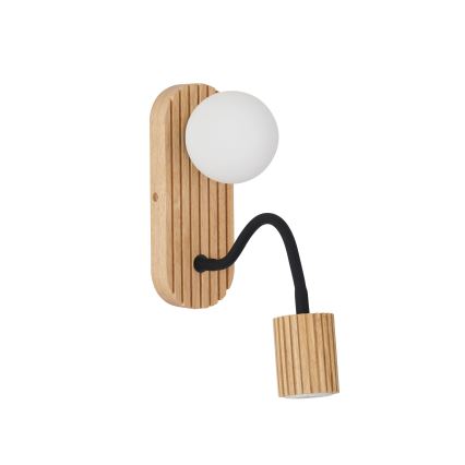 Brilagi - Drvena zidna lampa MODERN WOOD 1xG9/5W/230V + 1xGU10/8W