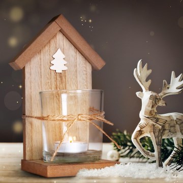 Brilagi - Drveni svećnjak za čajnu sveću