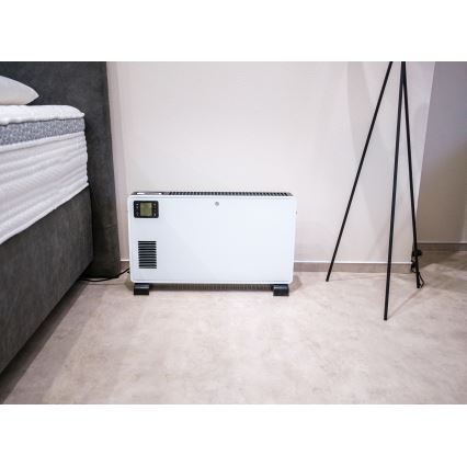 BRILAGI - Električni grejač/konvektor 1000/1300/2300W LCD/tajmer/TURBO/termostat bela + daljinski upravljač