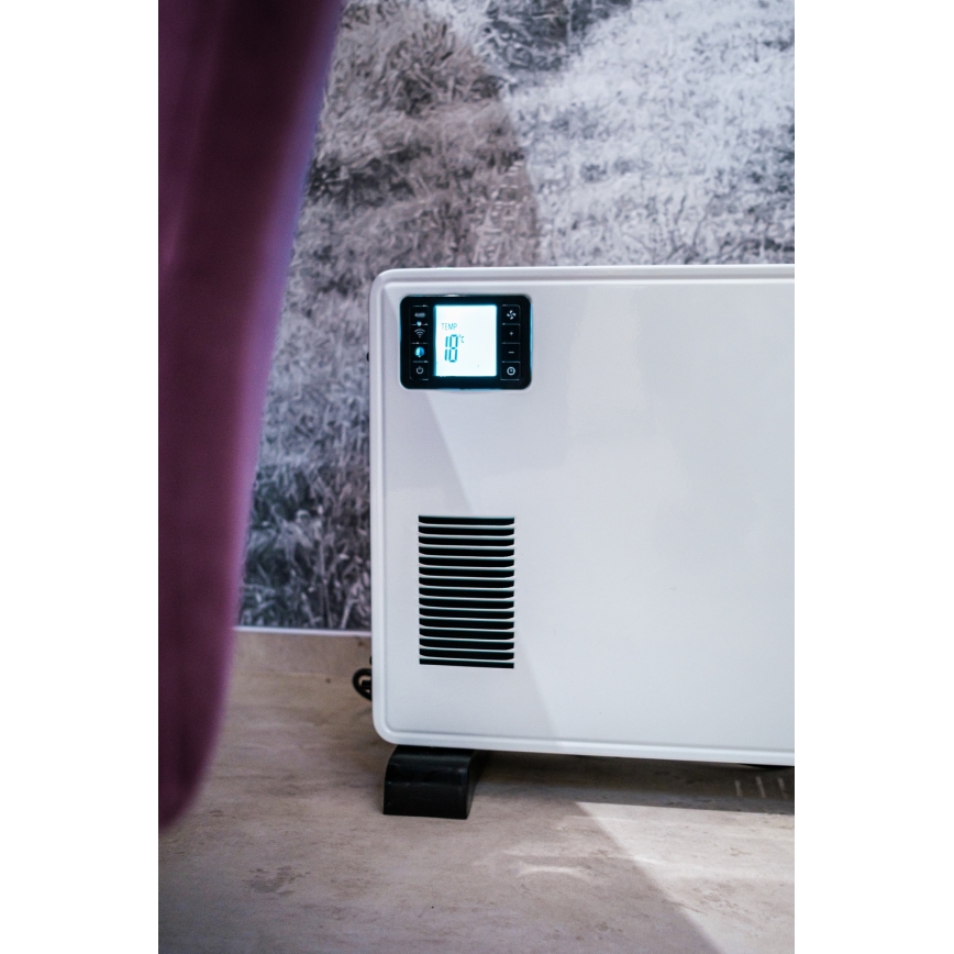 BRILAGI - Električni grejač/konvektor 1000/1300/2300W LCD/tajmer/TURBO/termostat bela + daljinski upravljač