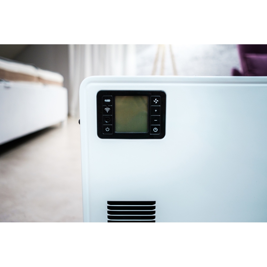 BRILAGI - Električni grejač/konvektor 1000/1300/2300W LCD/tajmer/TURBO/termostat bela + daljinski upravljač