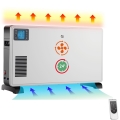 Brilagi - Električni grejač/konvektor 1000/1300/2300W LCD/tajmer/TURBO/termostat bela + daljinski upravljač