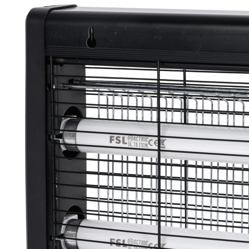 Brilagi - Električni lapač insekata 2xUV/10W/230V 60 m2 crna