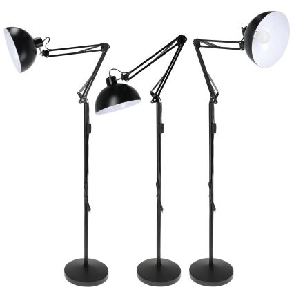 BRILAGI - Fleksibilna podna lampa TASKER 1xE27/60W/230V 157 cm crna