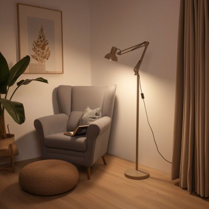 BRILAGI - Fleksibilna podna lampa TASKER 1xE27/60W/230V 184 cm bež