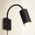 Brilagi - Fleksibilna zidna lampa sa prekidačem SELE 1xGU10/30W/230V crna/zlatna
