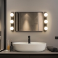 BRILAGI - Komplet 2x LED zidno svetlo za kupatilo HOLLYWOOD 3xLED/3W/230V 39 cm IP44 crna