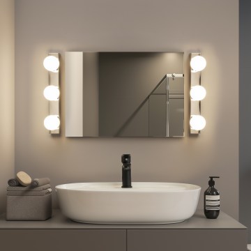BRILAGI - Komplet 2x LED zidno svetlo za kupatilo HOLLYWOOD 3xLED/3W/230V 39 cm IP44 sjajni hrom
