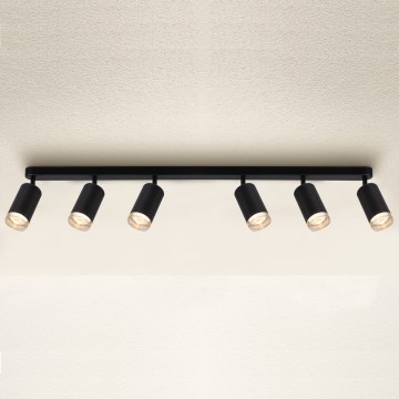 Brilagi - Kupatilska reflektorska svetiljka SELE 6xGU10/30W/230V IP44 crna