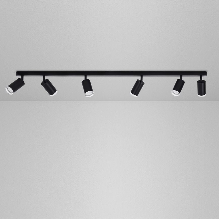 Brilagi - Kupatilska reflektorska svetiljka SELE 6xGU10/30W/230V IP44 crna