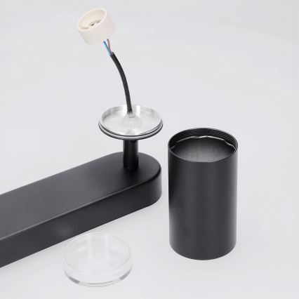 Brilagi - Kupatilska reflektorska svetiljka SELE 6xGU10/30W/230V IP44 crna