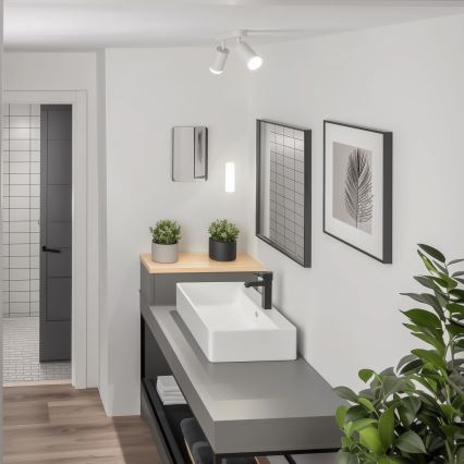 Brilagi - Kupatilska spot svetiljka SELE 2xGU10/30W/230V IP44 bela