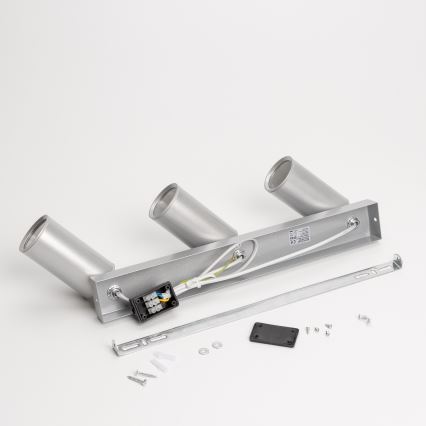 Brilagi - Kupatilska spot svetiljka SELE 3xGU10/30W/230V IP44 srebrna