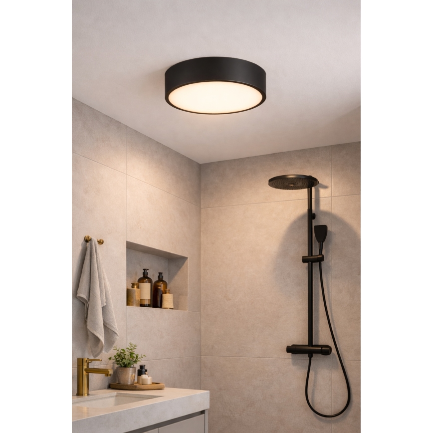 Brilagi - Kupatilsko plafonsko svetlo POOL 3xE27/15W/230V prečnik 40 cm IP54 crna