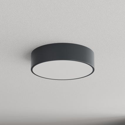 BRILAGI - Plafonsko svetlo za kupatilo sa senzorom pokreta i sumraka CLARE 2xE27/24W/230V prečnika 30 cm antracit IP54