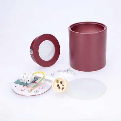 BRILAGI - Kupatilsko spot svetlo MIA 1xGU10/30W/230V 84x80 mm bordo IP54