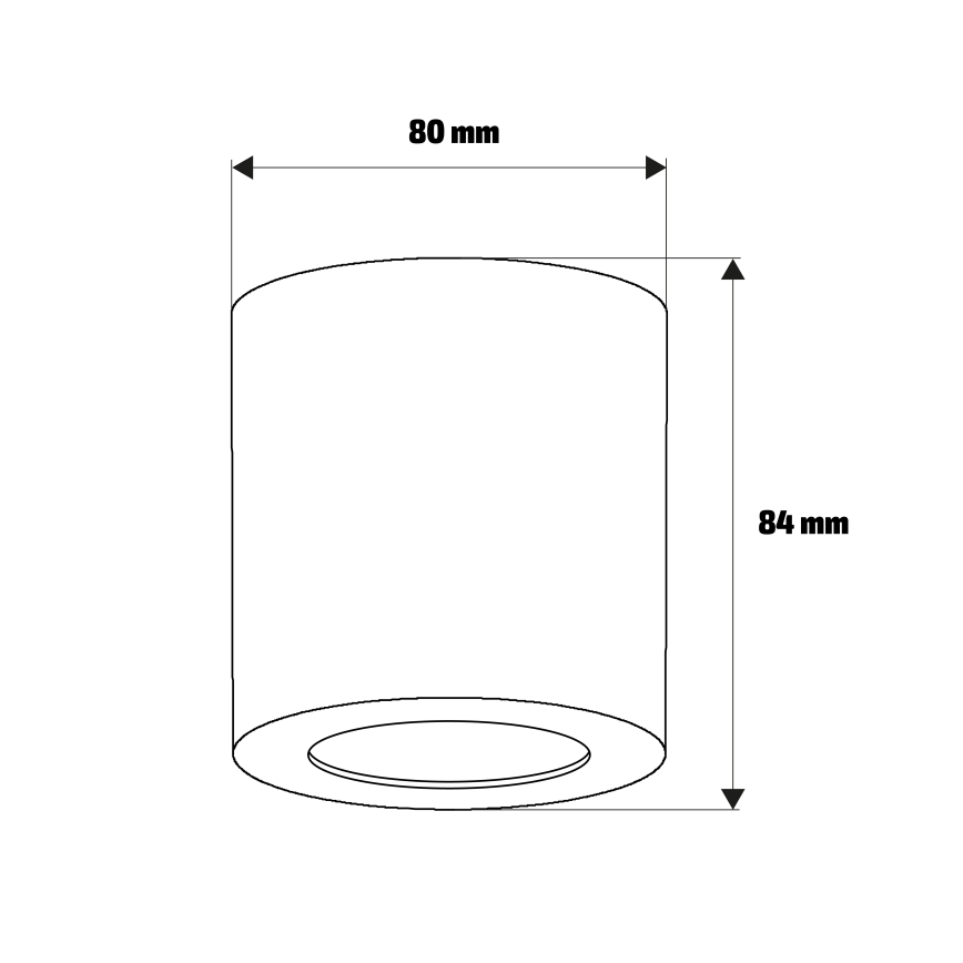 Brilagi - Kupatilsko spot svetlo MIA 1xGU10/30W/230V 84x80 mm zlatna IP54