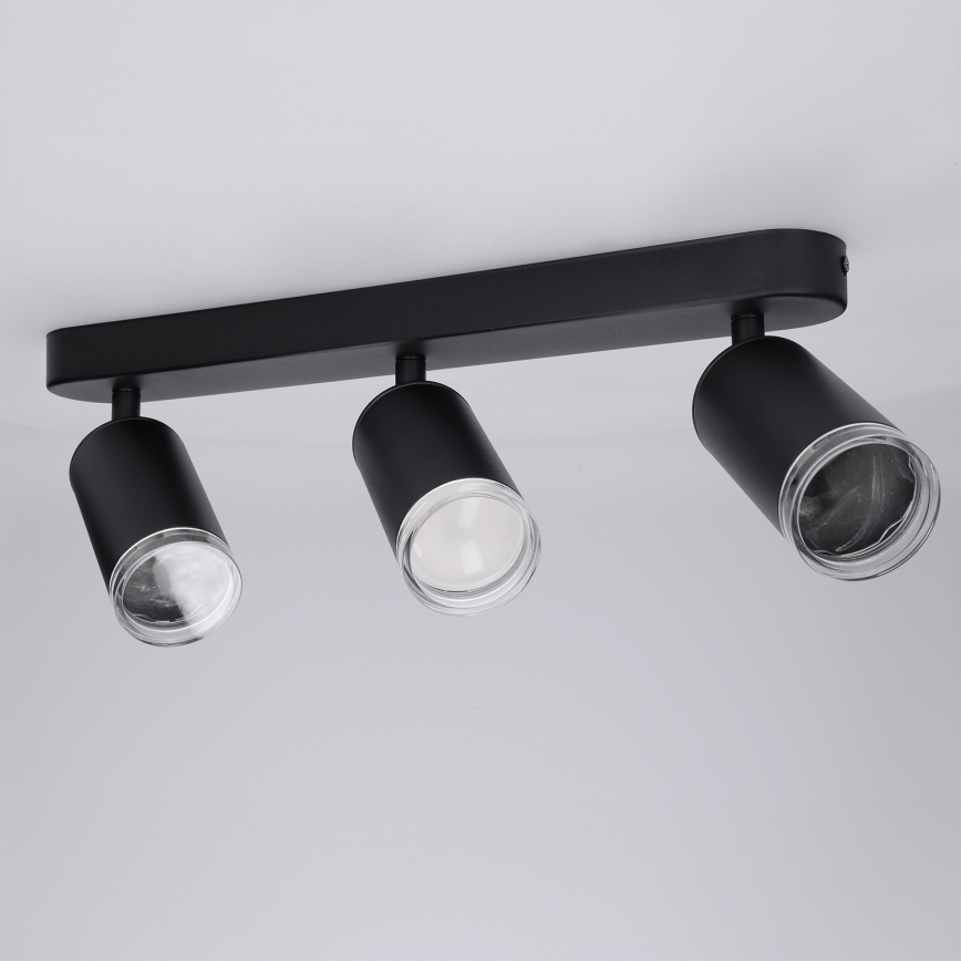 Brilagi - Kupatilsko spot svetlo SELE 3xGU10/30W/230V IP44 crno