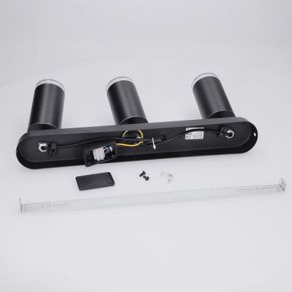 Brilagi - Kupatilsko spot svetlo SELE 3xGU10/30W/230V IP44 crno