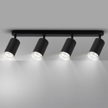 Brilagi - Kupatilsko spot svetlo SELE 4xGU10/30W/230V IP44 crna