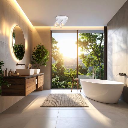 Brilagi - Kupatilsko spot svetlo SELE AQUA 4xGU10/30W/230V IP44 belo