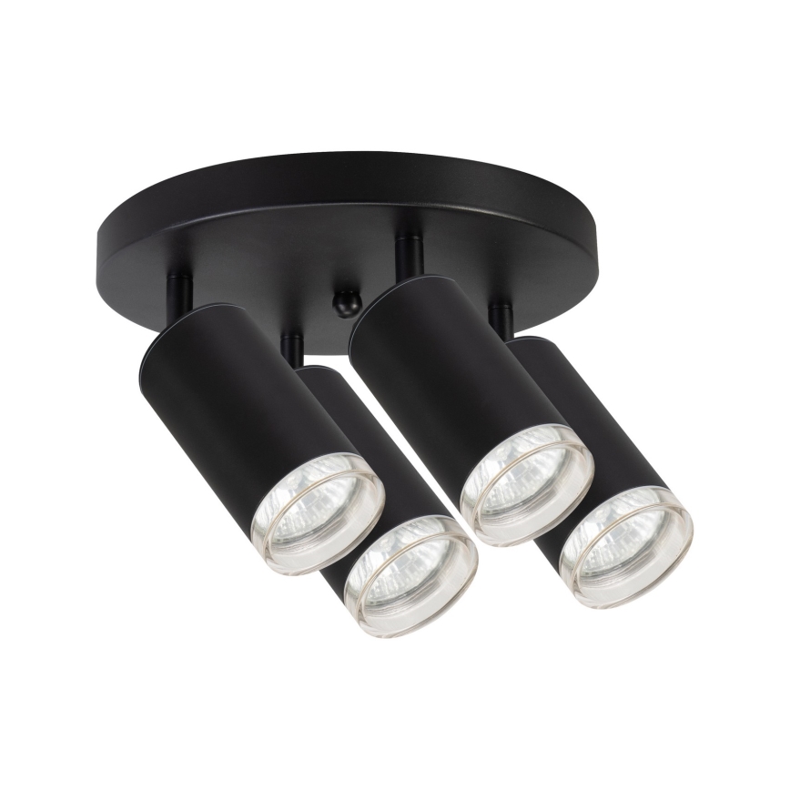 Brilagi - Kupatilsko spot svetlo SELE AQUA 4xGU10/30W/230V IP44 crna