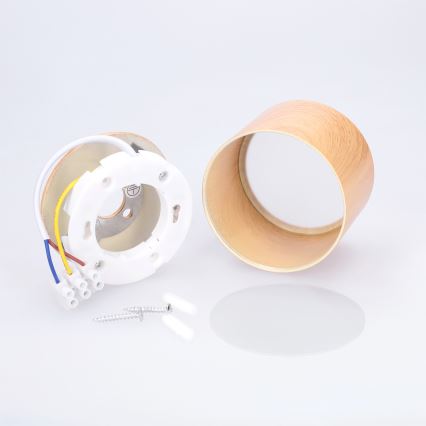 BRILAGI - Kupaonsko spot svetlo SMOOTH 1xGX53/15W/230V 60x82 mm u dekoru hrasta IP54