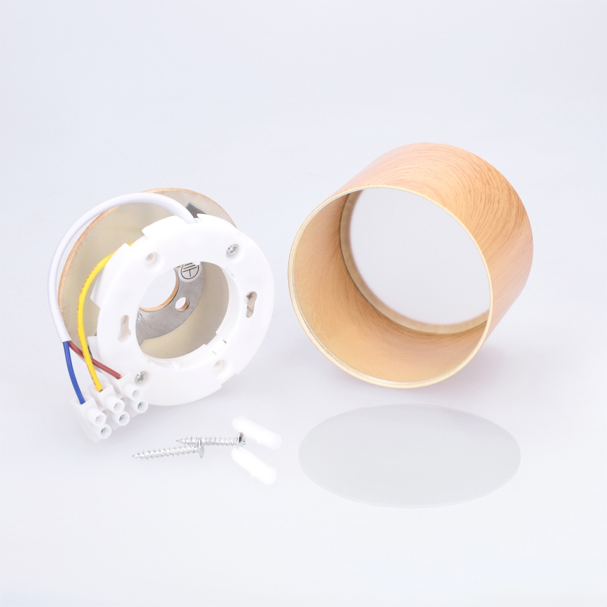 BRILAGI - Kupaonsko spot svetlo SMOOTH 1xGX53/15W/230V 60x82 mm u dekoru hrasta IP54