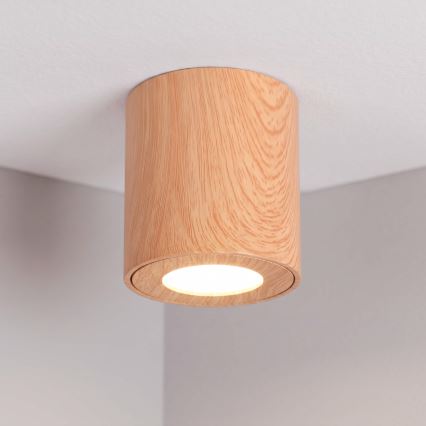 BRILAGI - Kupatilsko spot svetlo MIA 1x GU10/30W/230V 84x80 mm u dekoru hrasta IP44