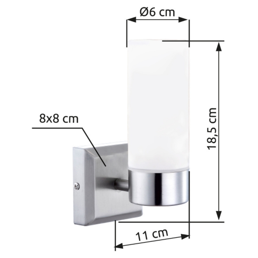 Brilagi - Kupatilsko zidno svetlo RAY 1xE14/40W/230V IP44