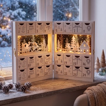 BRILAGI - LED adventski kalendar LED/2xAA