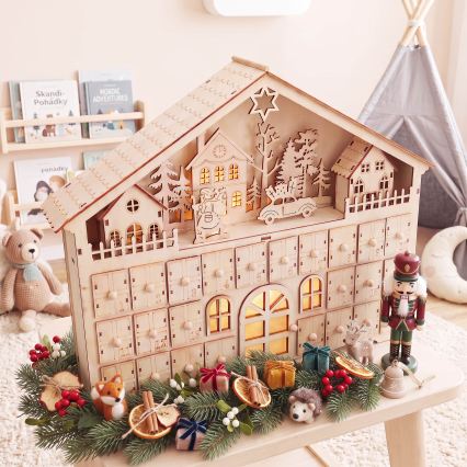 BRILAGI - LED Adventski kalendar LED/2xAA