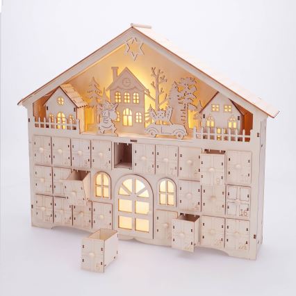 BRILAGI - LED Adventski kalendar LED/2xAA