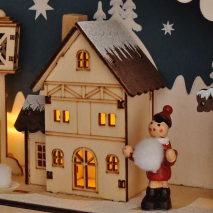 Brilagi - LED adventski kalendar LED/2xAA u obliku bora