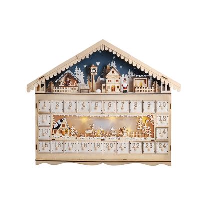 Brilagi - LED adventski kalendar LED/2xAA u obliku bora
