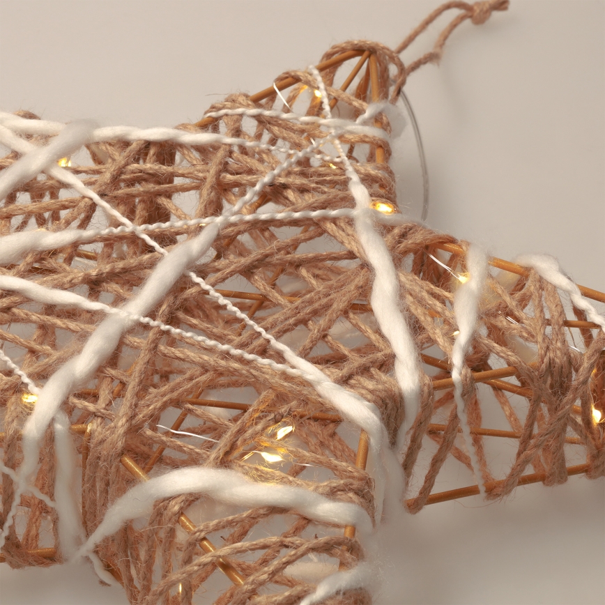 Brilagi - LED božićna dekoracija LED/2xAA 30x28 cm zvezda