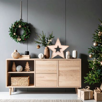 Brilagi - LED božićna dekoracija LED/2xAA 38x40 cm zvezda