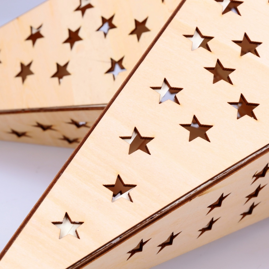 Brilagi - LED Božićna dekoracija LED/2xAA 59x55 cm zvezda