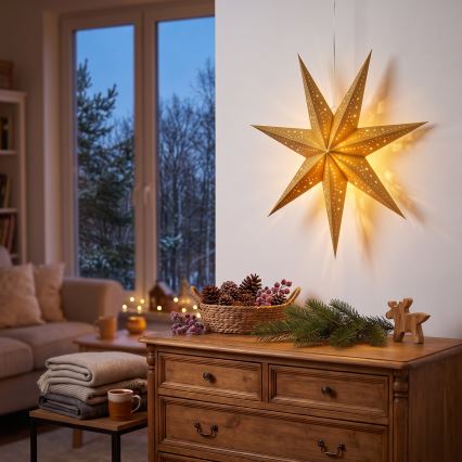 BRILAGI - LED božićna dekoracija LED/2xAA 60 cm zvezda