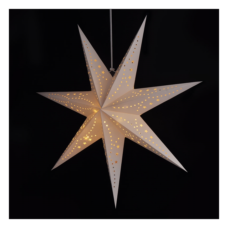 Brilagi - LED božićna dekoracija LED/2xAA 60 cm zvezda, topla bela