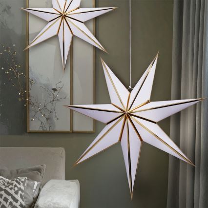 Brilagi - LED božićna dekoracija LED/2xAA 70 cm zvezda
