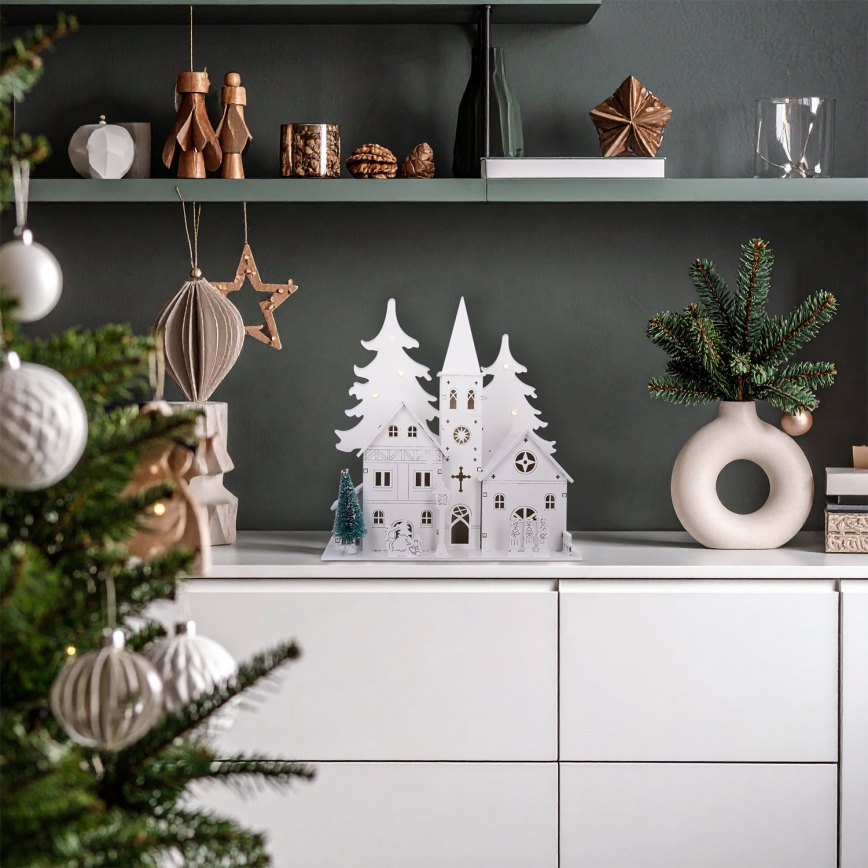 Brilagi - LED božićna dekoracija LED/2xAA crkvica