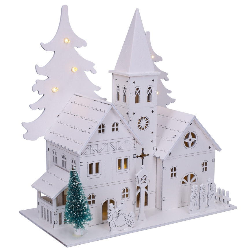 Brilagi - LED božićna dekoracija LED/2xAA crkvica