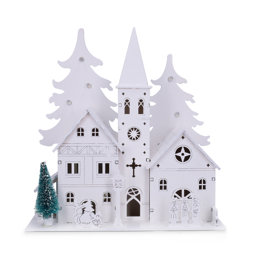 Brilagi - LED božićna dekoracija LED/2xAA crkvica