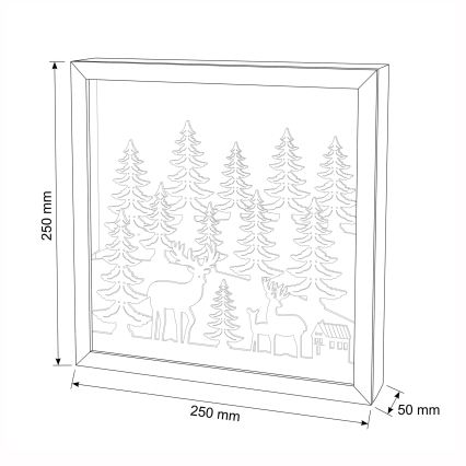 BRILAGI - LED Božićna dekoracija LED/2xAA