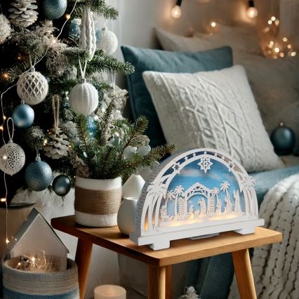 Brilagi - LED božićna dekoracija LED/2xAA jaslice