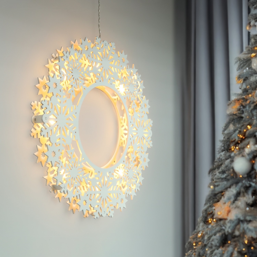 Brilagi - LED božićna dekoracija LED/2xAA venac 30 cm